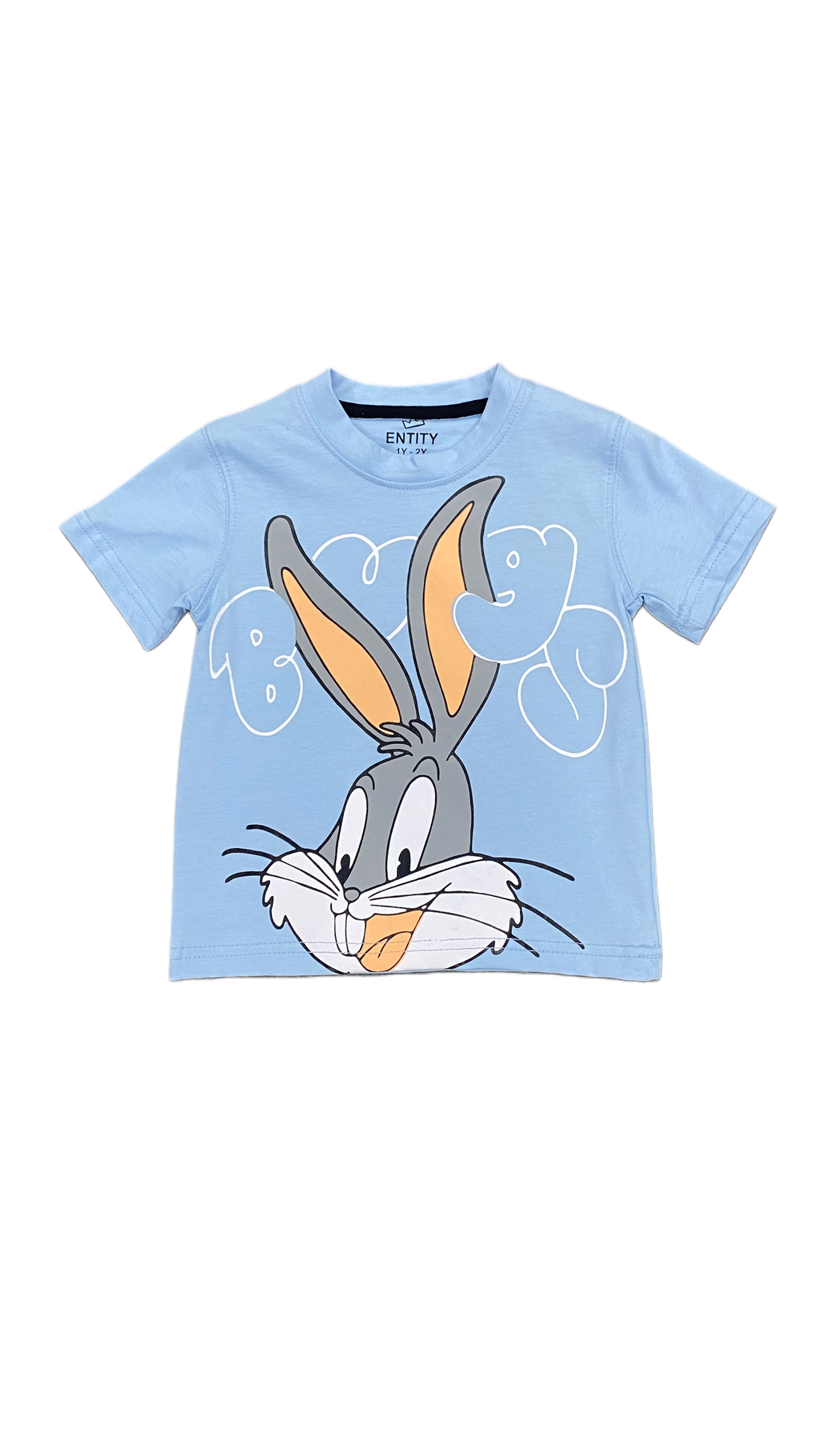 Kids Cartoon Bunny T-Shirt – Sky Blue