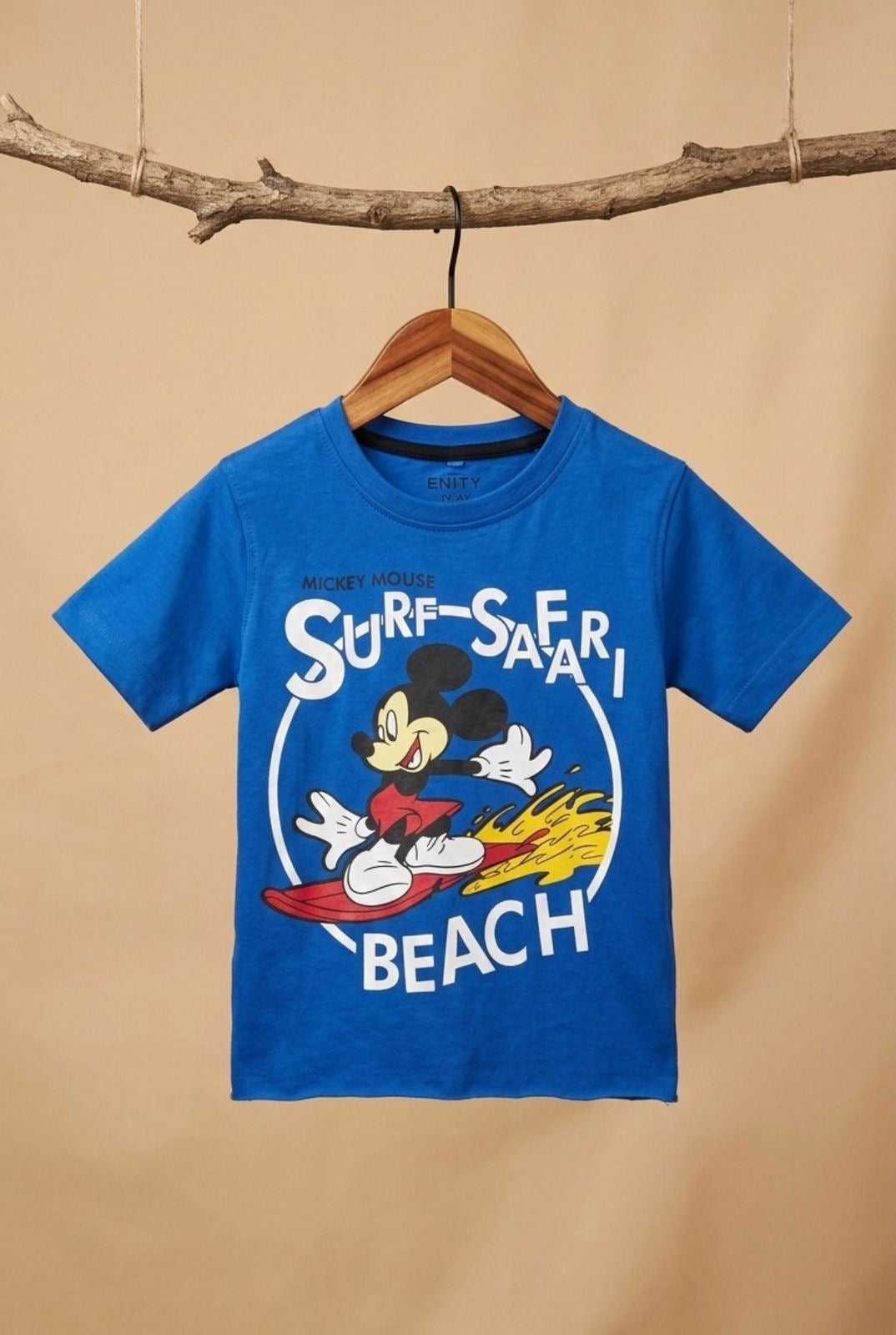 Mickey Mouse Surf Safari T-Shirt – Dark Blue